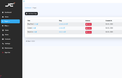 Custom Laravel Livewire CMS