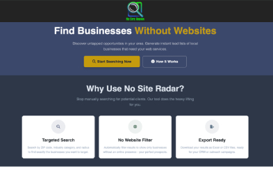 No Site Radar