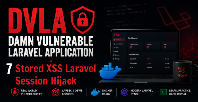 Stored XSS in Laravel: No Account Needed When the Sink Is the Admin's Own Session